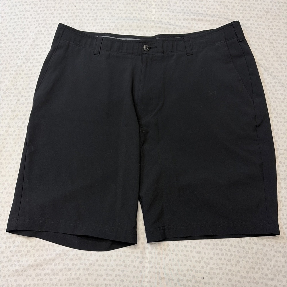 Ben Hogan Golf Shorts Mens 38 Black Performance Stretch Flat Front Golf